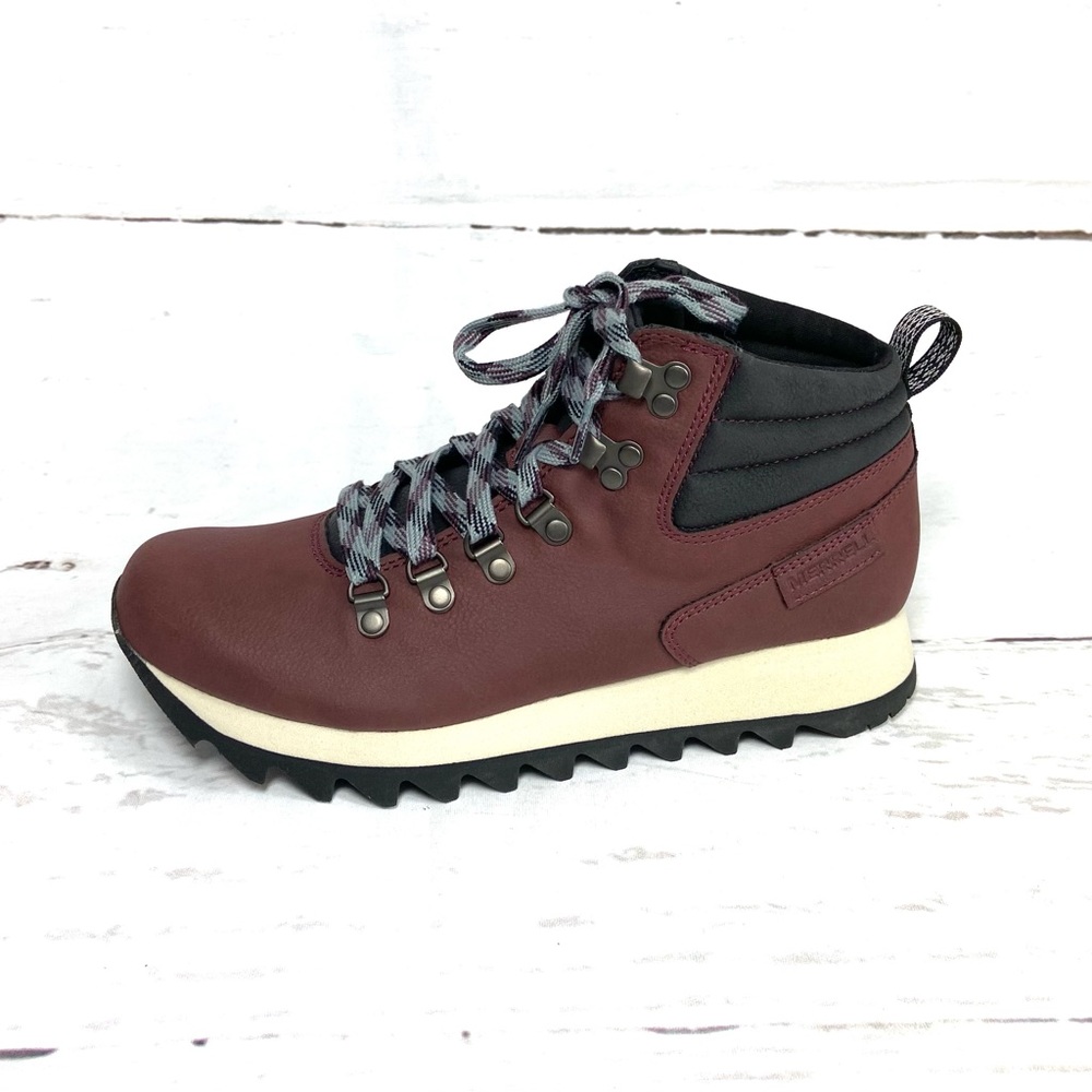 Merrell Shoes Women’s 8.5 Burgundy Alpine Hiker Boots J003772 Lace Up.
